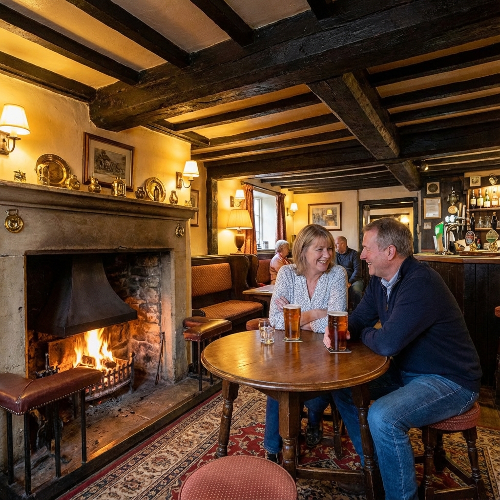 Best UK pubs for first date illustration